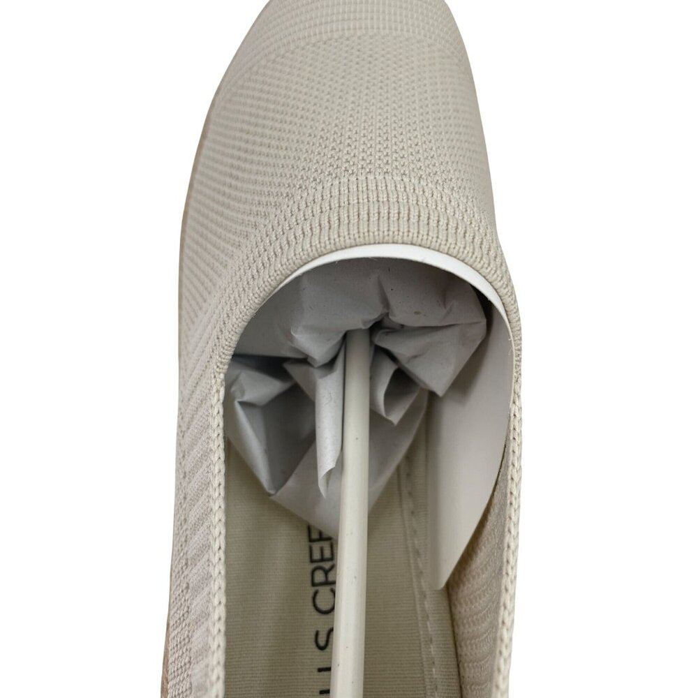 Falls Creek Erin Natural Knit Loafers Slip On Womens Size 9.5M - Picture 8 of 11
